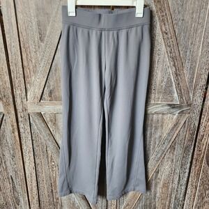 Columbia Pants Women's Medium Gray Fleece Lined Wide Leg Lounge Outdoor Casual